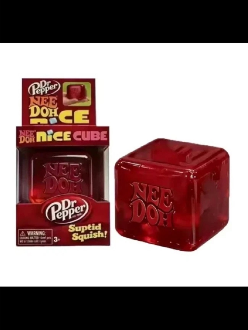 NeeDoh Dr.Pepper Nice Cube Squishy Stress Relief Sensory Fidget Toy Soft Squeeze